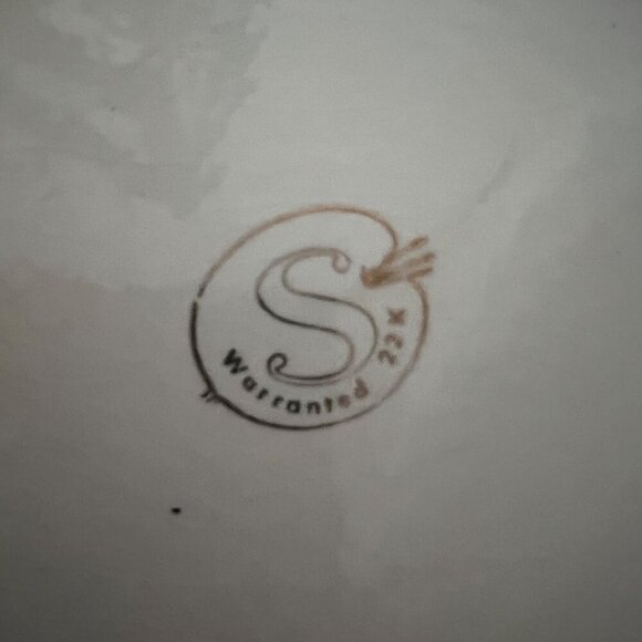 Massachusetts The Bay State Souvenir Plate Warranted 22K Gold Trim 10.5" Decorat - Picture 4 of 10